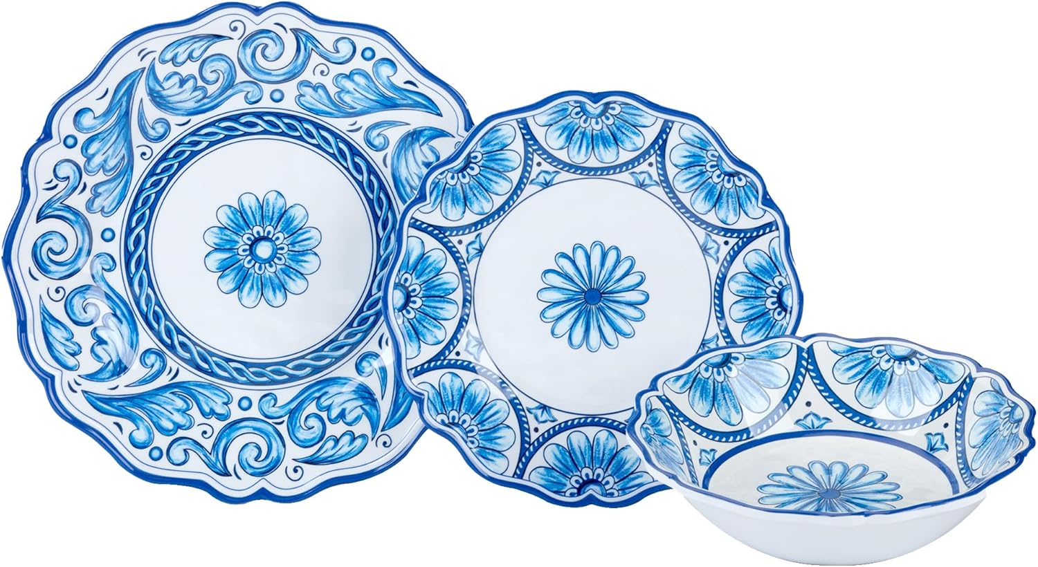 皇室御用達 深川製磁 ブルーワイナリー 食器セット 5号鉢 深川製磁